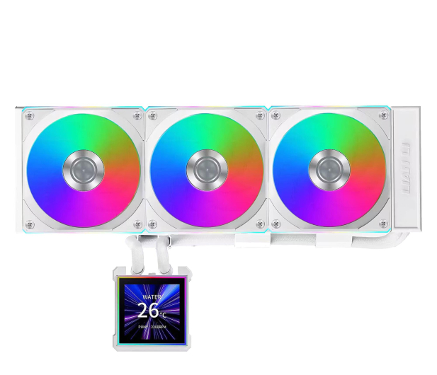 Lian Li HydroShift II LCD-S 360CL RGB LCD White 3x120mm - 1486802 - zdjęcie